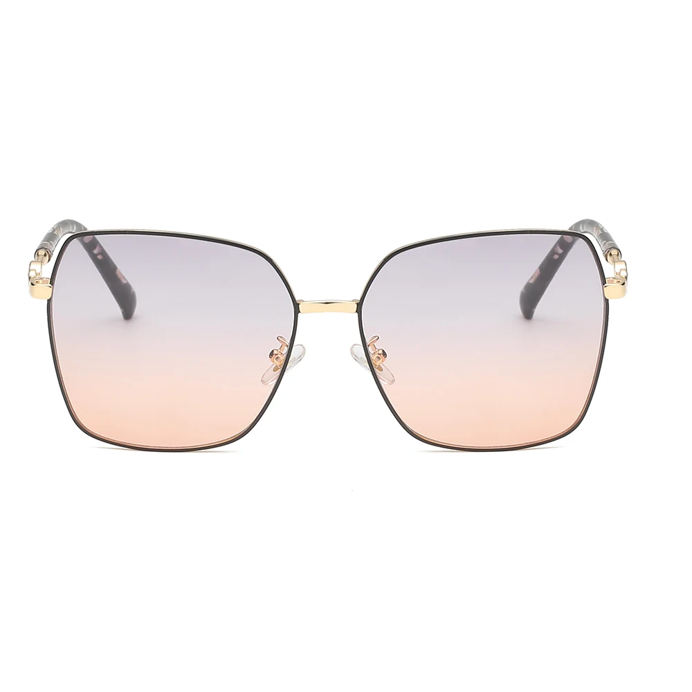 Velik okvir 2021 kovinski, classic, retro ženska sončna očala postopoma spreminja barvo modni trend sončna Očala