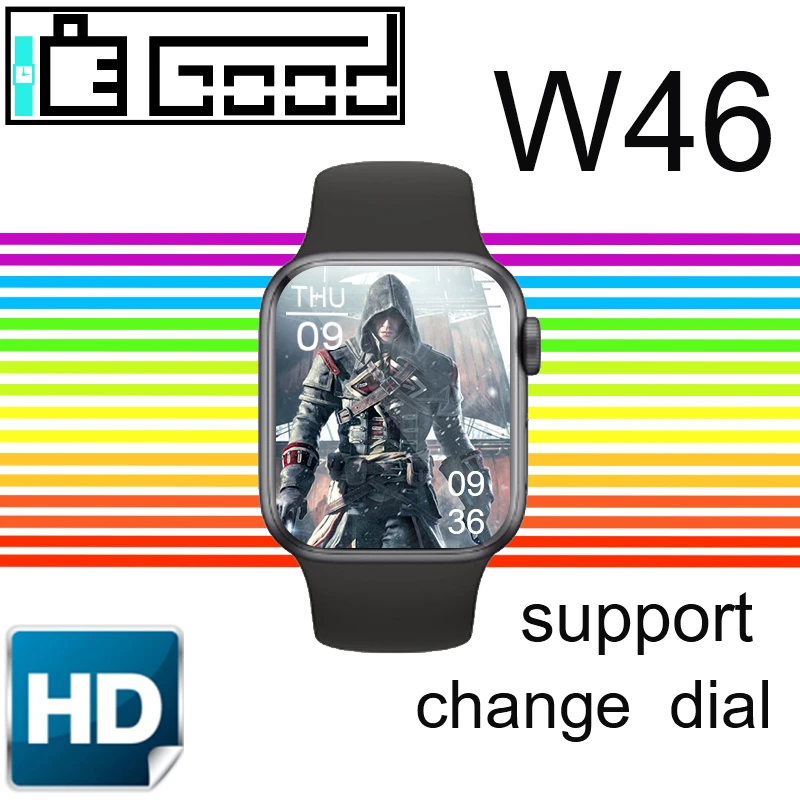 W46 pametno gledati 2020 za moške Bluetooth iwo W46 Smartwatch 2020 za IOS android NASPROTNEGA HUAWEI watch fit PK Amazfit Neo W26 GTS X6