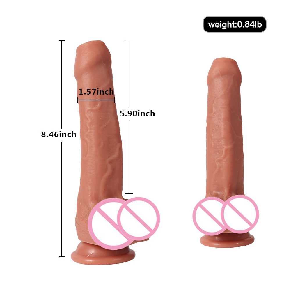 YUELV Dvojno Plast Silikona, Mehki Silikonski Vibrator S Sesalno Pokal Veliki Umetni Penis Sex Igrače za Ženske Masturbacija Izdelki