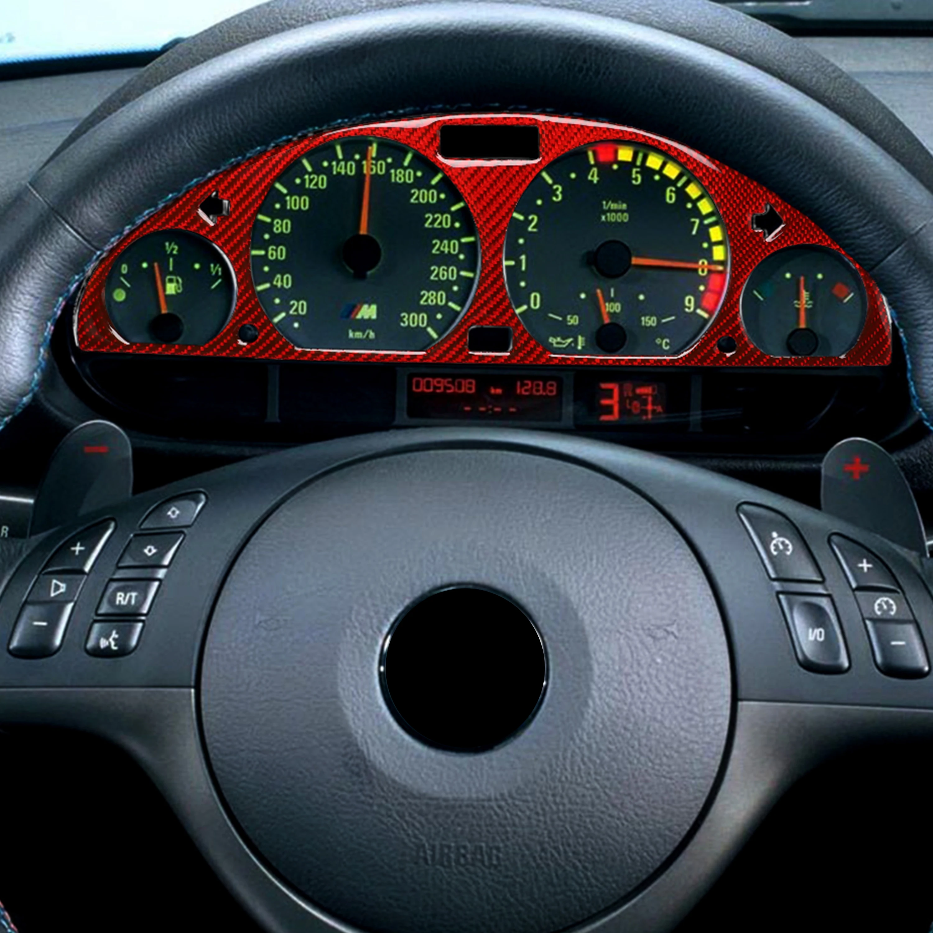 Za BMW E46 1998-2005 serije 3 ogljikovih vlaken dekorativni vrata skledo rog izstopu zraka prag bar smerniki dodatki avto nalepke