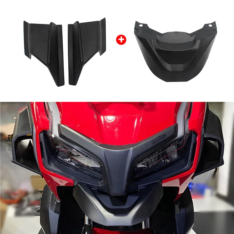Za Honda, ADV 150 adv150 2019 2020 Motocikel Strani Krilo zaščitni Pokrov Žarometa Nižje Kljun Duckbill Podaljšek Nastavek Set
