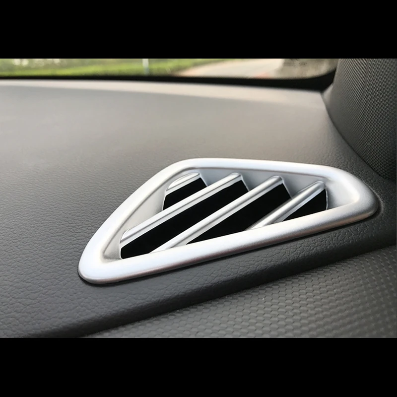 Za Hyundai Kona Encino 2018 2019 ABS Mat in Ogljikovih vlaken Avto spredaj Mala izstopu zraka Okrasni pokrov trim okvir svetilke 2pcs