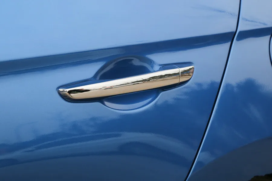 Za Hyundai Solaris 2017 2018 2019 2020 Chrome Ogljikovih Vlaken Vrata Avtomobila Ročaj Kritje Trim Nalepke Avto Styling Oprema Prekrivanje