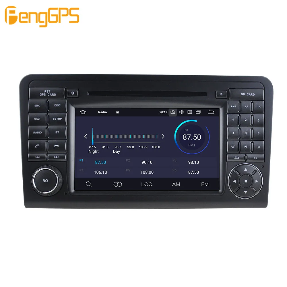 Za Mercedes Benz GL ML RAZRED W164 ML350 ML50 Android Radio Avto večpredstavnostna DVD Predvajalnik, GPS Navigacija Vodja enote za DSP Stereo