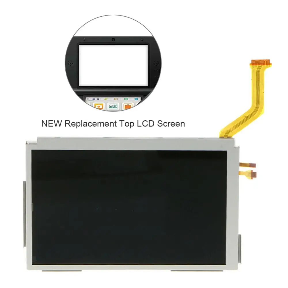 Za Nov Nintendo 3DS XL LL Vrhu Zgornjega LCD Zaslona Nadomestni Del Fix Del Vrhu LCD Zaslona