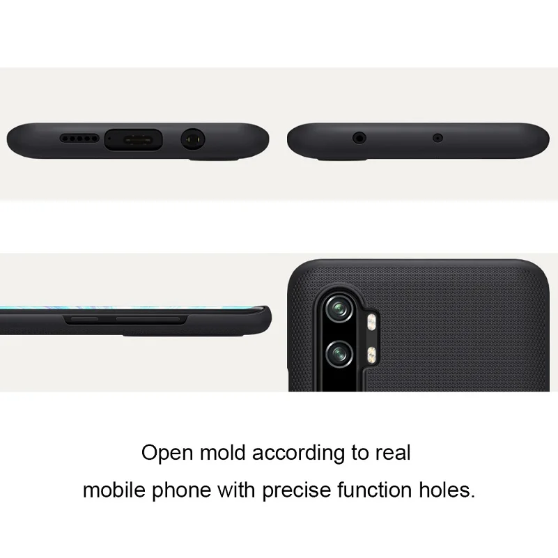 Za Xiaomi Mi Opomba 10 Primeru NILLKIN Motnega PC Mat Težko Hrbtni Pokrovček za Xiaomi Mi CC9 Pro Primeru Darilo Nosilec za Telefon